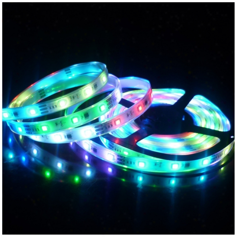 Color 16.4-foot Led Tape Light Kit By the side of Remote Control (y5582)