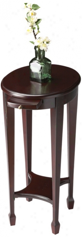 Cordovan Pull Tray Accent Table (u4820)