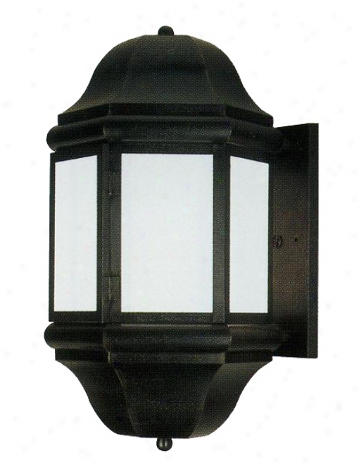 Cortland 17" High Black Outeoor Wall Light (29982)