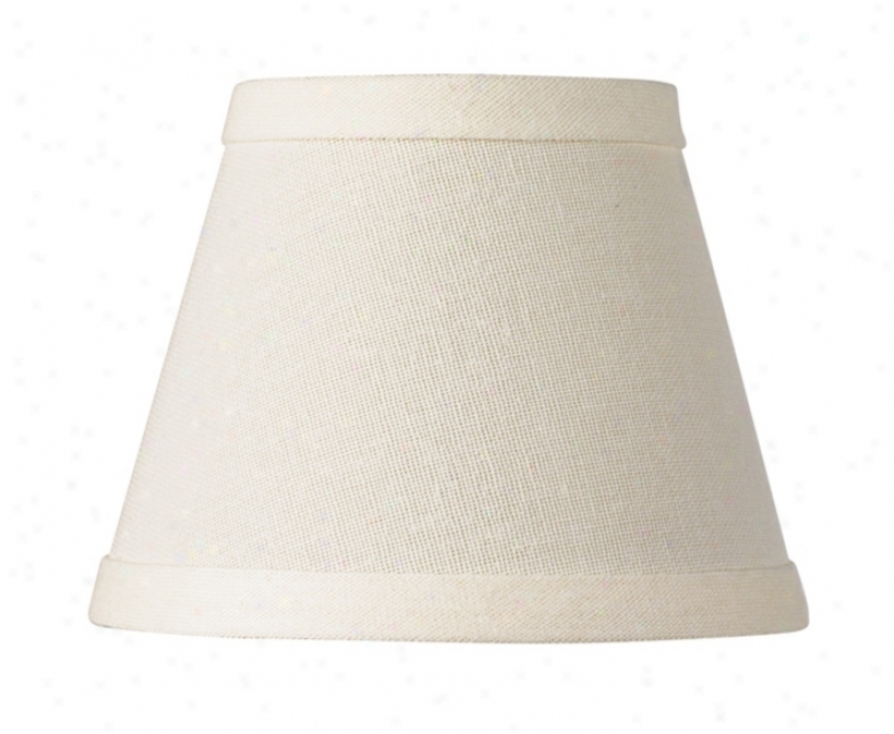 Cream Chandelier Shade 3x5x4 (clip-on) (38724)