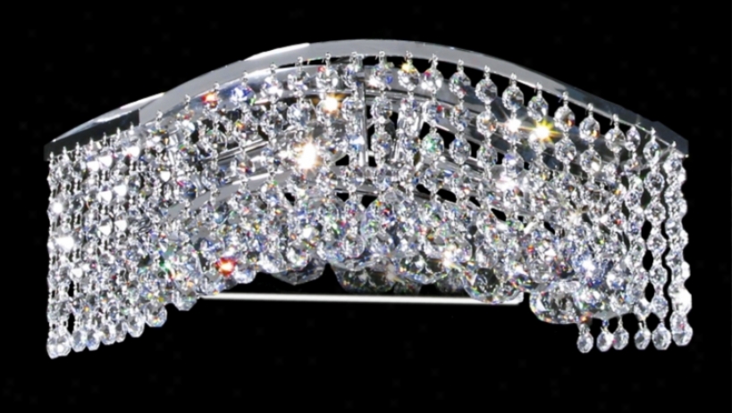 Crystal Wave Six Light Bathroom Light (50507)