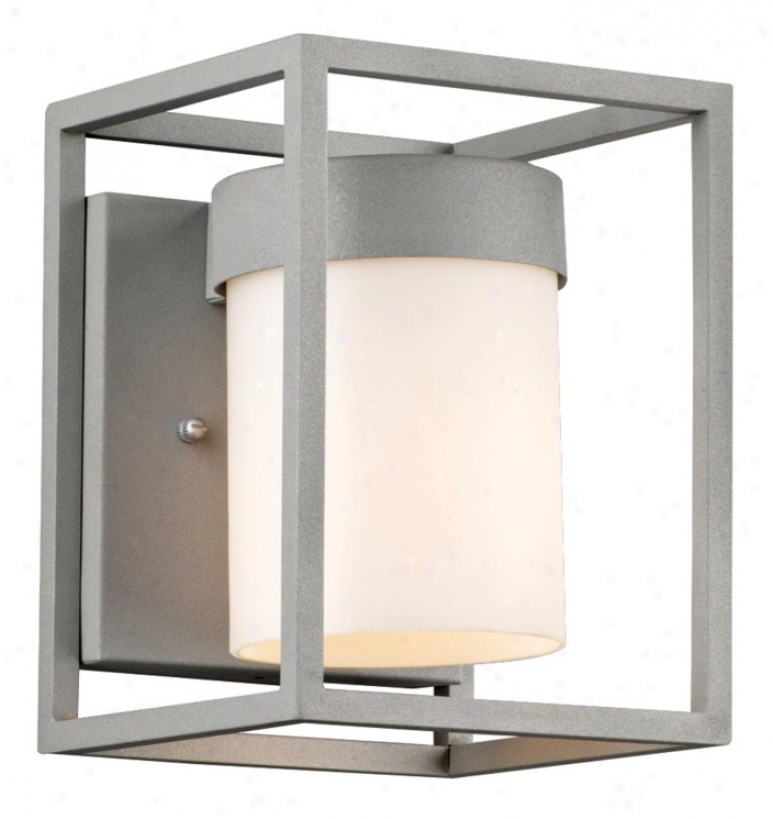 Cube Collection Graphit3 8&qot; High Outdoor Wall Light (l0326)