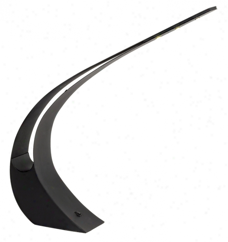 Curved Black Led Desk Lamp (28121)