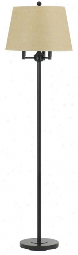 Dark Bronze Finish 6-way Light Floor Lamp (t7953)