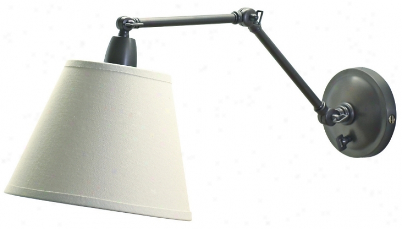 Delcourt Plug-in Swing Arm Wall Lamp (39381)