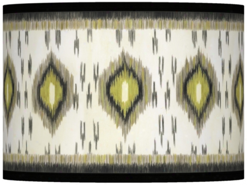 Desert Ikat Giclee Lamp Shade 13.5x13.5x10 (spider) (37869-y6182)