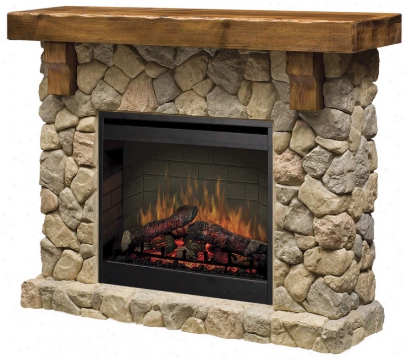 Dimplex Fieldstone Rustic Electric Fireplace (r1616)