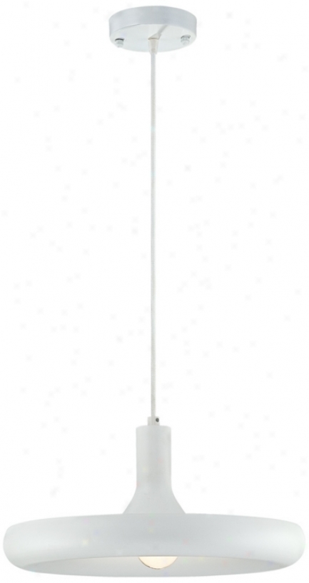 Donut White Finish Pendant Chandelier (p2635)