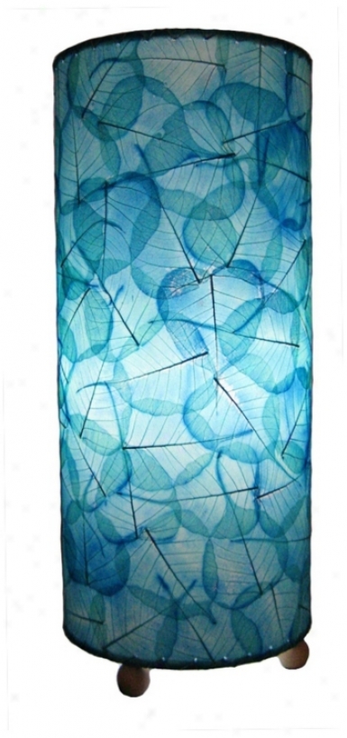 Eangee Sea Blue Uplight Table Lamp (w9025)