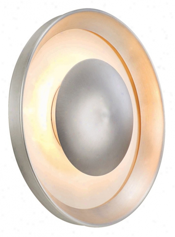 Eclipse Satin Aluminum 12" Wide Ada Outdoor Walll Light (h0724)