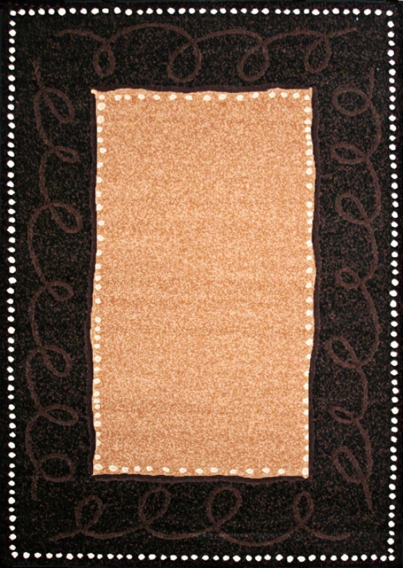 Econox Collection Java Brown Area Rug (j2105)