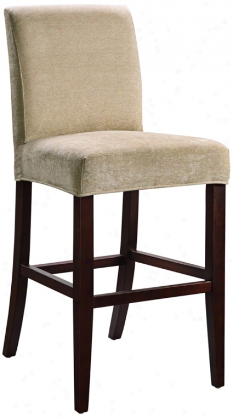 Emily Slipcovered Monroe Parsons 30" High Barstool (u3820-u3756)