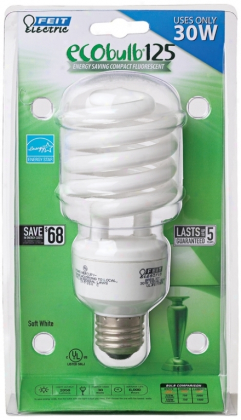 Energy Saving 30 Watt Twist Cfl Eco Ligth Bulb (k7454)