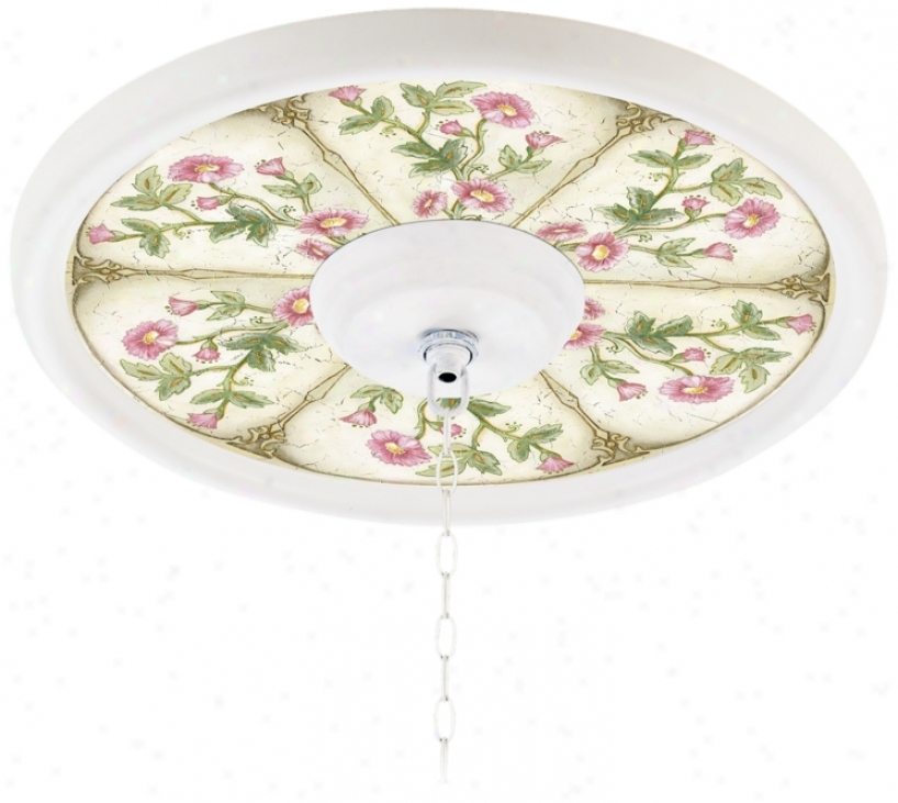 English Garden Minnow 16" White 4" Opening Medallion (g8175-h3661)