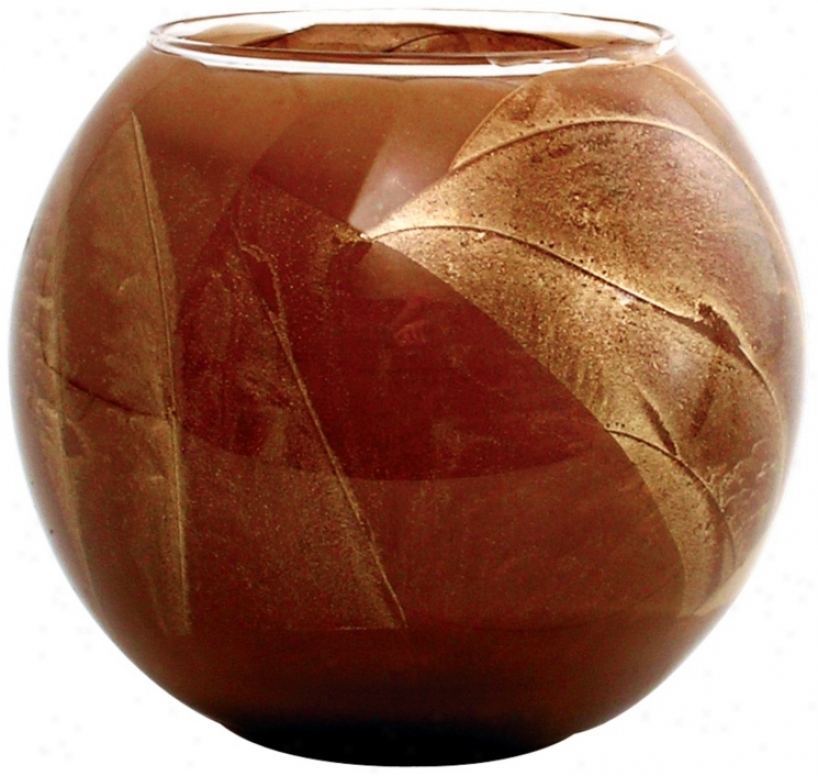 Esque&#8482; 4" Terra Cotta Candle Globe With Gift Box (w6552)