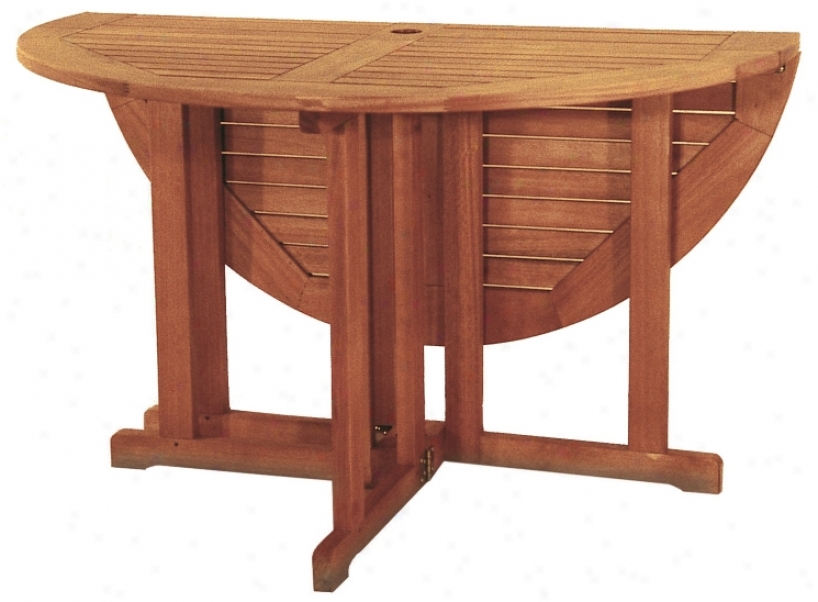 Eucalyptus Outdoor Folding Table (m7933)