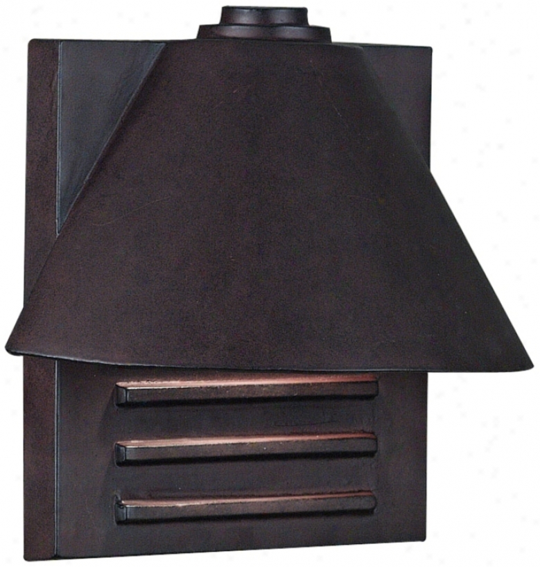 Fairbanks Darm Sky Brown Finish 9" High Outdoor Wall Bright (j7573)