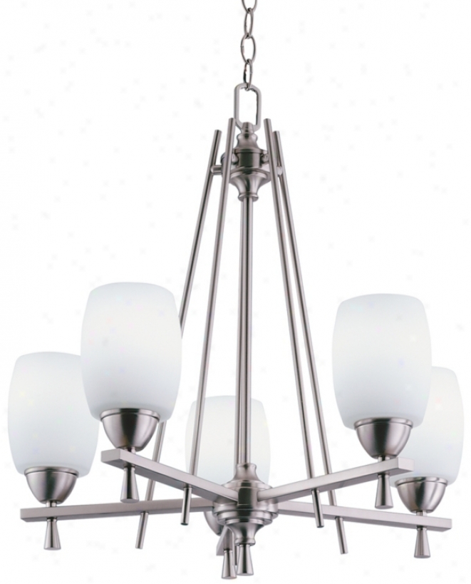 Ferros Collection Energy Star&#174; Brushed Nickel Chandelier (30893)