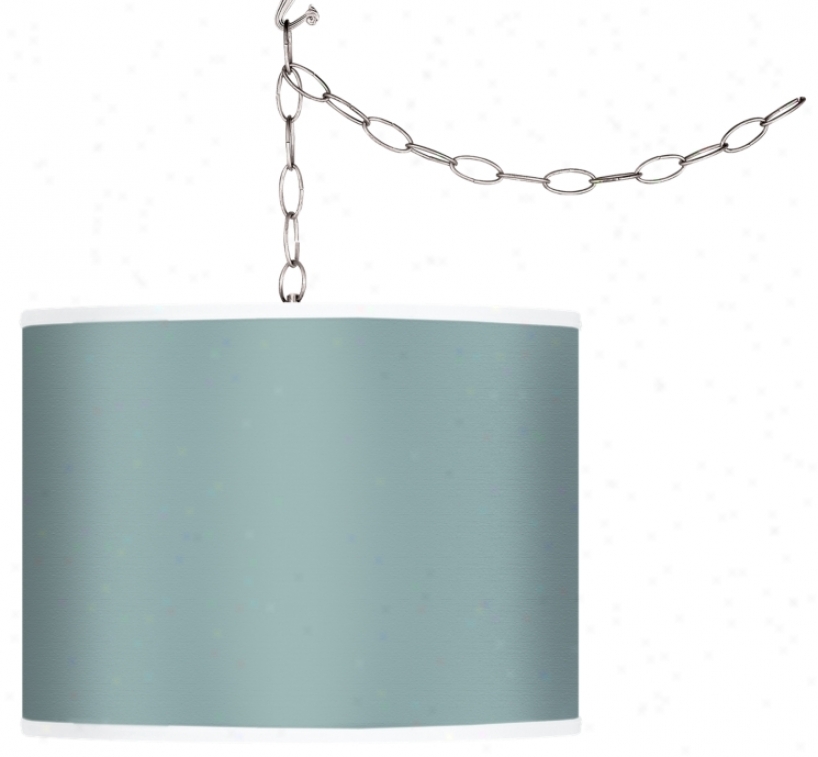 Festoon Aqua Giclee Bend Style Plug-in Chandelier (f9542-h7916)