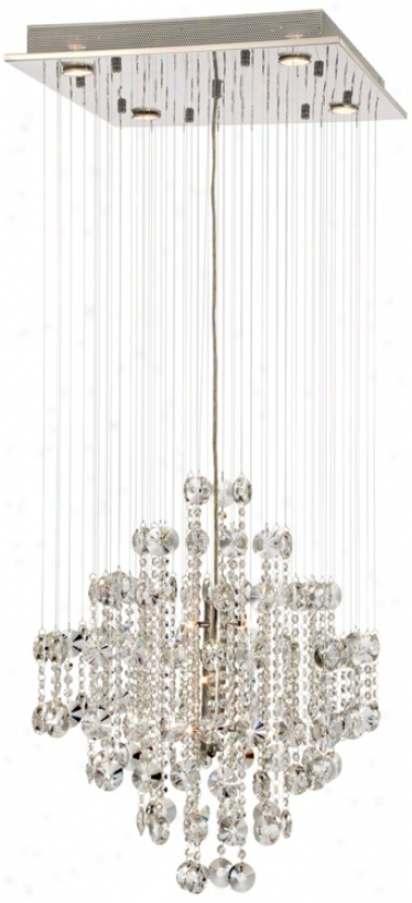 Floating Cryztal Diamond 13-light Halogen Pendant Light (v2126)