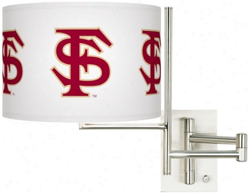 Florida State University Steel Swing Arm Wall Light (k1148-y3240)