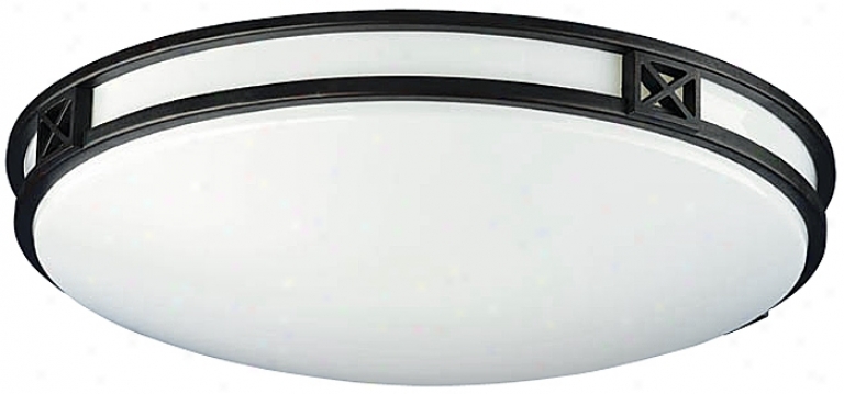 Forecast Crossroads  23 1/2" Wjde Ceiling Light Fixture (06913)