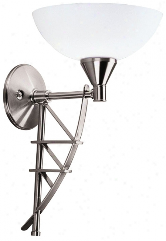 Forecast Delineation 4 1/2" Satin Nickel Wall Sconce (g5057)