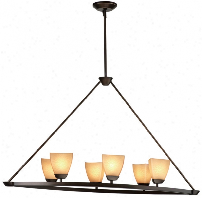 Forecast Evan 40 1/2" Wide Bronze 6-light Chandelier (g8938)