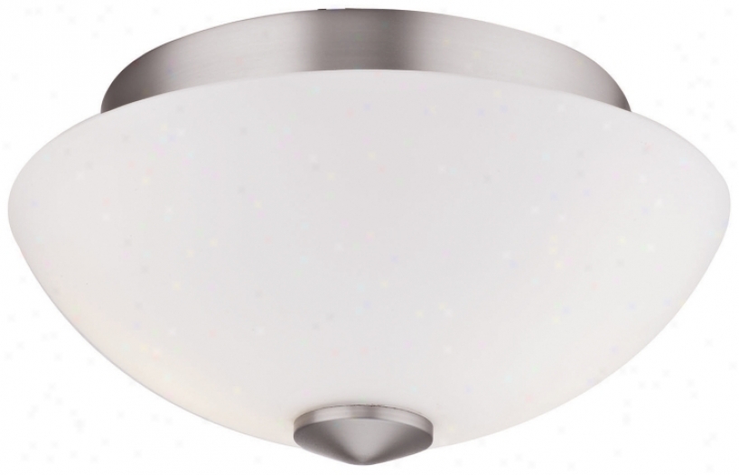 Forecast Exhale Collection 12 1/2" Wdie Whjte Ceiling Light (g5065)