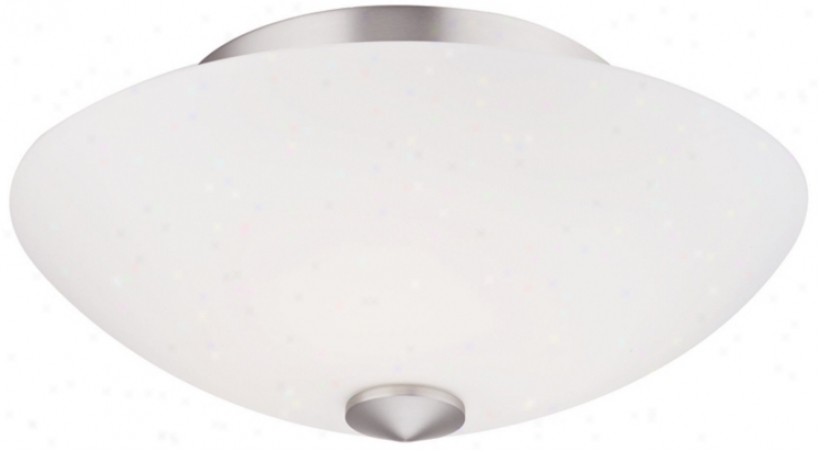 Forecast Exhale Collection 15 3/4" Wide White Ceiling Unencumbered (g5064)