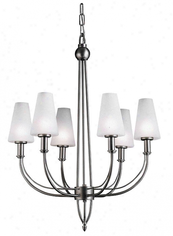 Forecast Smooth Collection Six Light Chandelier (13964)