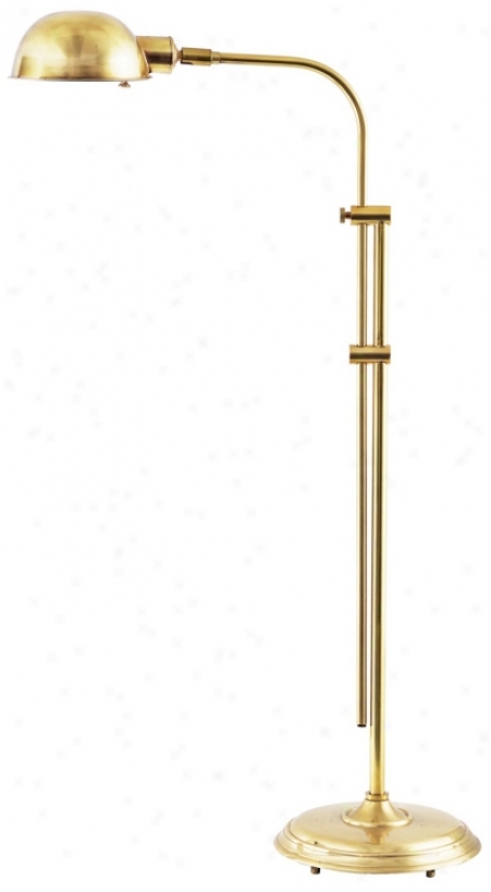 Frederici Cooper Antique Brass Apothecary Floor Lamp (h1992)