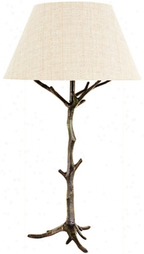 Frederick Cooper Sprig's Promise Ii Bronze Table Lamp (g7566)