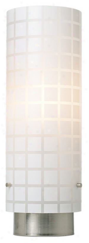 Frosted Squares Acrylic Shade Accent Liht (92276)