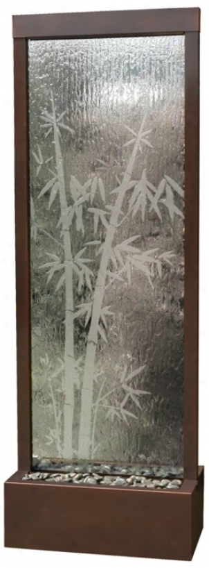 Gardenfall Bamboo Glass 72" High Indoor/outdoor Source (f8987)