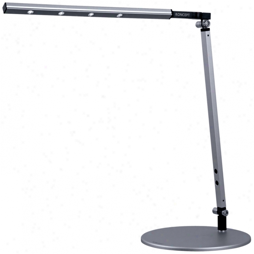 Gen 2 I-bar Silver Daylught Mini Led Desk Lamp (k9450)