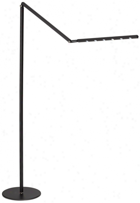 Gen 2 I-tower Metallic Black Daylight Led Floor Lamp (k9444)