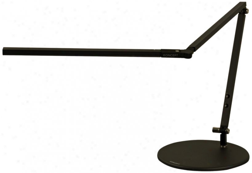 Gen 2 Z-bar Metallic Black Warm White Led Mini Desk Lamp (k9438)