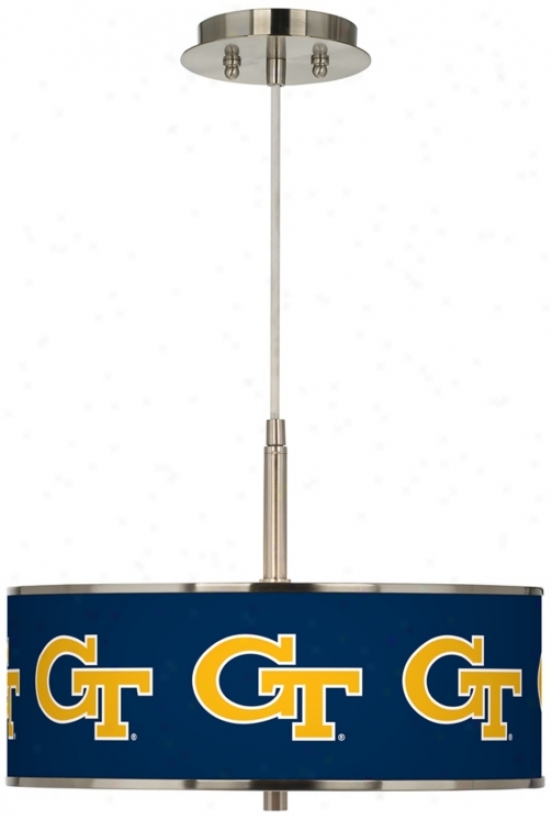 Georgia Tech 16" Wide Pendant Light (t6341-y4669)