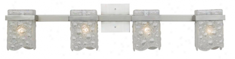 Glacier Copection 33 1/2" Wide Bathroom Light Fixture (h1847)