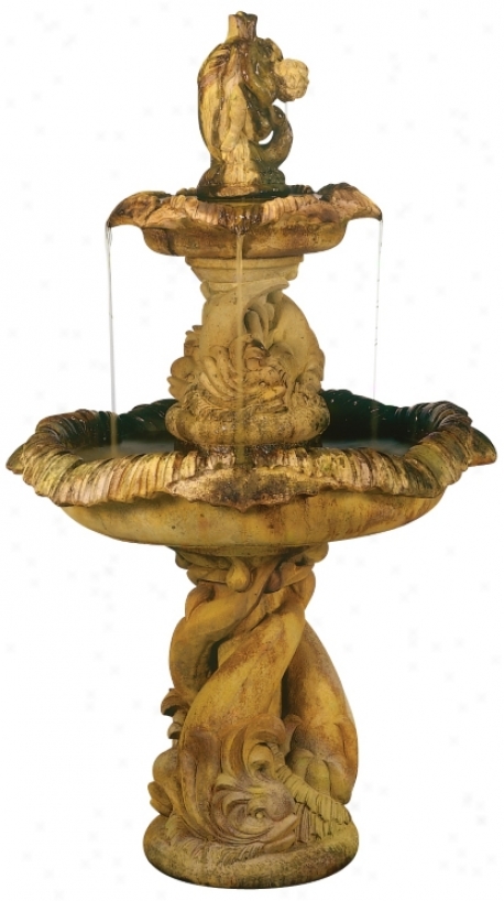 Gothic Dolphin Tier Fountain (81504)