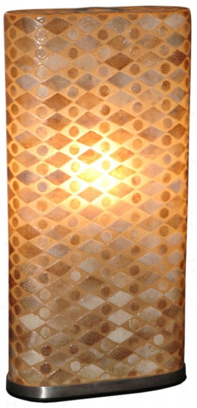 Griffen Fish Scale 24" Acute Table Lamp (t8006)