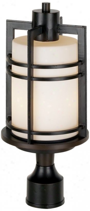 Habitat Collection 17 1/2" Eminently Led Outdoor Post Light (58630-w4099)