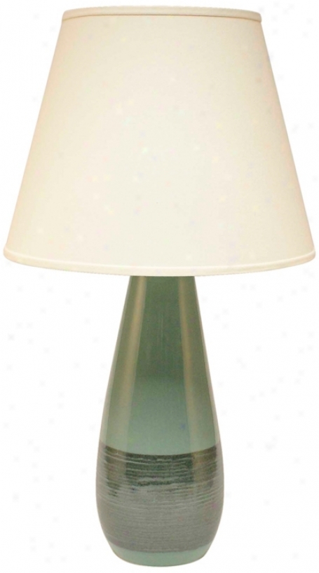 Haeger Potteries Adrift Ceramic Tear Drop Table Lamp (p1949)