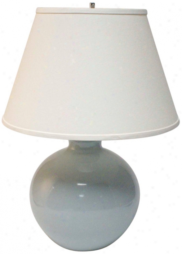 Haeger Potteries Mist Ladge Bristol Ceramic Table Lamp (u5004)