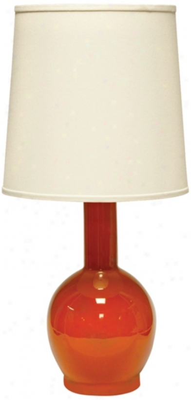 Haeger Potteries Paprika Bottle Ceramic Table Lamp (u5702)