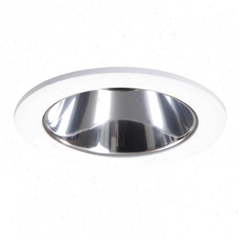 Glory 3" White/clear Reflector Recessed Trim (40650)