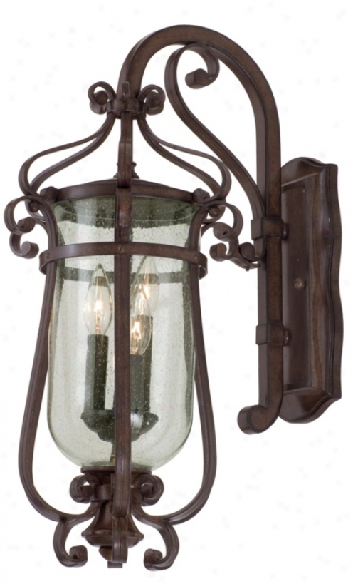 Hartford Collection Bronze 17 1/2" High Outdoor Wall Light (k0979)