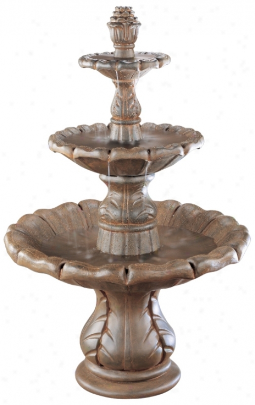 Henri Studios Classical Acaanthus Garden Fountain (04331)