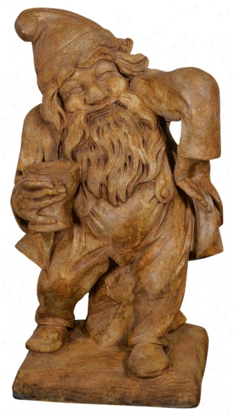 Henri Studios Garden Gnome Of Merriment Accent Sculpture (288863)